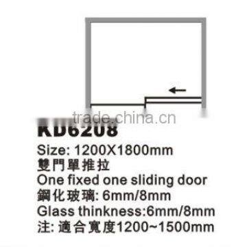 Aluminium Sliding Shower Door (KD6208) photo-2