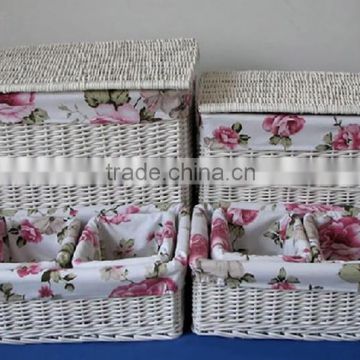 wicker laundry basket, different size , can as the customer's request