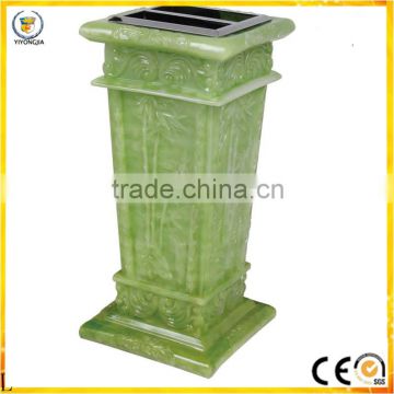 reasonable price resign green color eco friendly trash bin for hotel