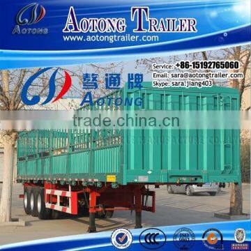 Truck Trailer Type 3 Axles Two Storages 50 Head Cow Livestock Fence Truck Trailer/cattle Transport Trailer for Sale photo-4