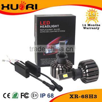 2016 New Arrival 30W H3 cob car motorcycle Led Headlight kit for Car and auto offroad Motorcycles Led Headlight