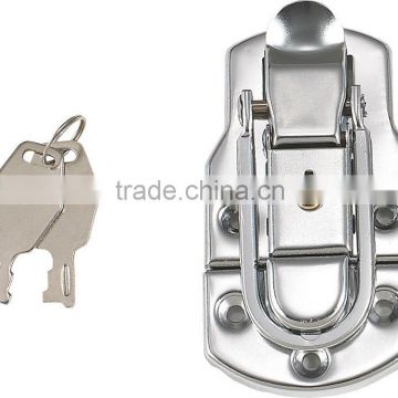 Aluminum case hardware draw bolt latch