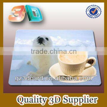 2013 hot customize lenticular 3D table mats of animal