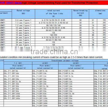 High Voltage HRC Fuses for Transformer Protection Length=605mm photo-2
