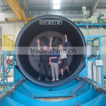 HDPE Hollow Wall Winding Pipe Line