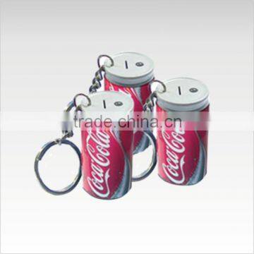 Cheap Custom bottle shaped keychain with sond for Promotional Gifts