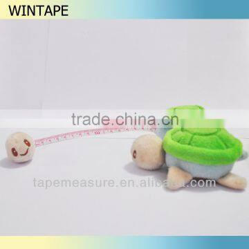 Turtle shape plush pendants with tape measure