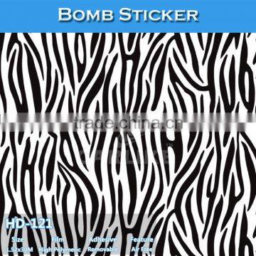 HD-121 CARLIKE Air Bubble Free Lovely Car Sticker Bomb Graffiti Auto Body Color Sheet