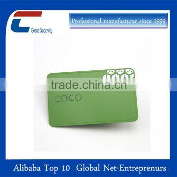 Top selling fashion laser engraving blank metal business cards