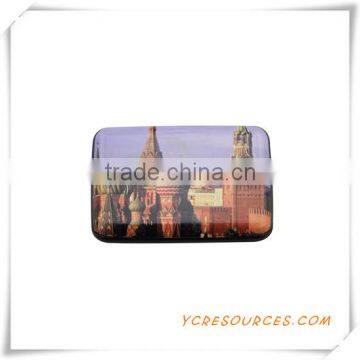 Aluminum RFID colorful men metal logo credit business card use bag (TI10028)