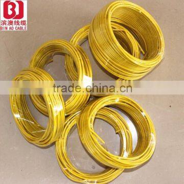 copper coated aluminum conductor PVC insulation electrical wire,electric wire cable hs code