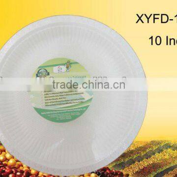 biodegradable compostable 10 inch packaging dishes plates