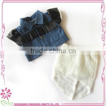 OEM 18 inch doll cloth with white skirt for sale