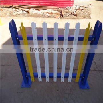 Steel palisade galvanized fence