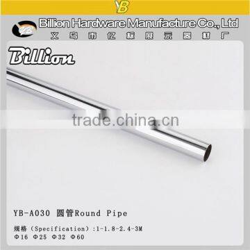 Silver Slotted Channel Metal Round Pipe photo-1