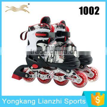 Adjustable Inline Skates shoes with PVC wheels for kids XMBT-8808