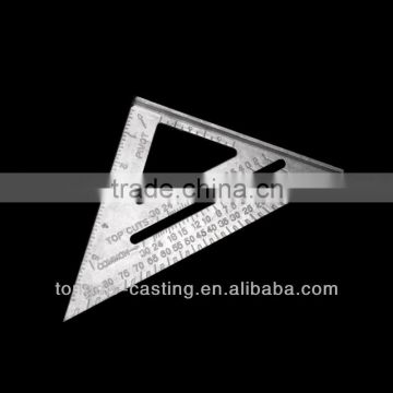 Aluminium triangular rule