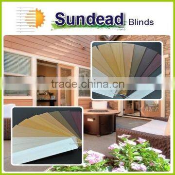 Wholesale High UV Durability 2 Inch Faux Wood Blinds, Venetian Blinds for Windows, Room Darkening Plantation Blinds photo-4