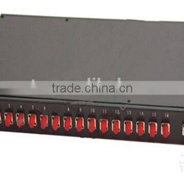 1U Fiber Optic Terminal box/Fiber Optic Patch Panel/ Rack Mount ST 12 port