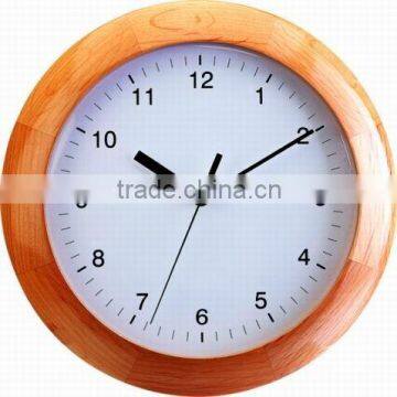 Wooden wall clock