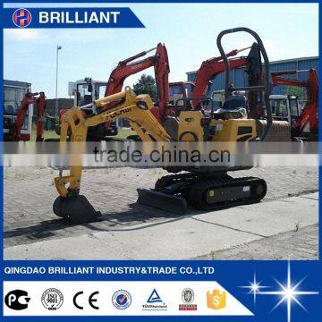 Hot sale! 1t Top brand mini walking excavator for sale china engine