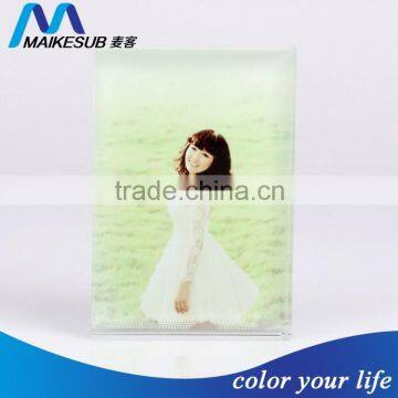 High quality crystal photo frame for sublimation printing