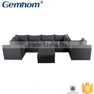 good quality rattan sofa set with cusion