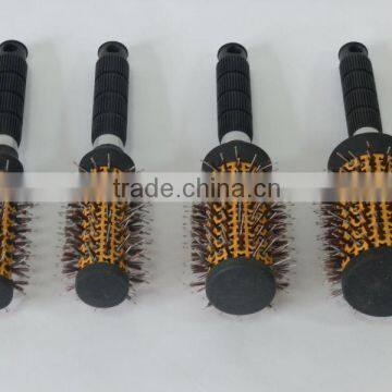 high quality boar bristle ceramic ionic rotating hair brush