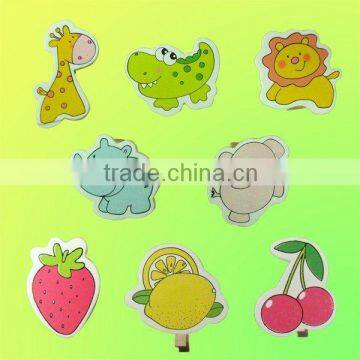 Craft Wood Decoration Pegs with Animals,Fruits