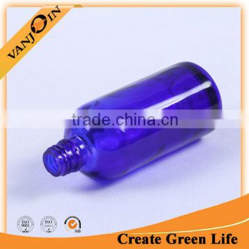 100ml hot sell dark blue essential oil glass bottle