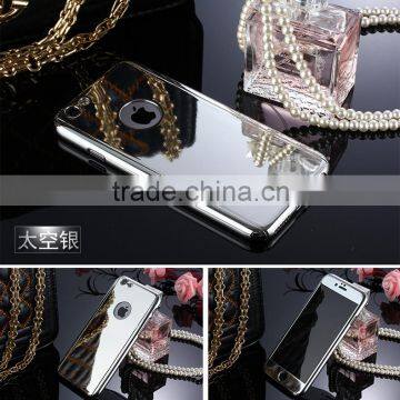 Wholesale Electroplating PC Mobile Phone Case mirror mobile phone accessories case for Iphone 6s plus Case