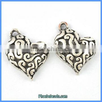 Wholesale Unique Trend Heart Shape Copper Pendant For Jewelry Making PB-P6209