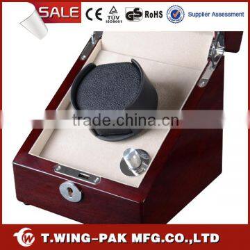 Mahogany Watch Winder Box for One Gentleman's Watch photo-4