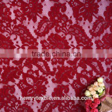 Cotton Chinlon Lace Fabric for Wedding Dresses photo-3