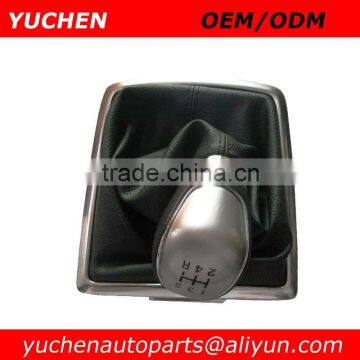 YUCHEN Manual MT Gear Silver Car Shift Knob For Ford Focus MK2 II FL C-MAX 2006-2011 Car Styling