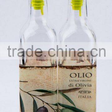 TW66K70 glass oil vinegar bottle with printing