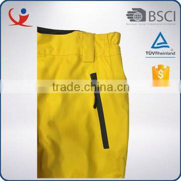 Yellow Winter Waterproof Polyester Nylon Active Outdoor Ski Pants Men Quality Choice photo-5