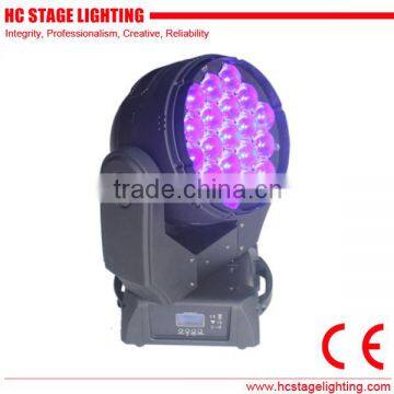 Colorful zoom 19x15W led rgbw 4in1moving head