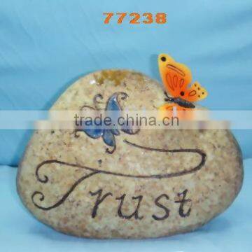 garden decoration, ceramic garden stone