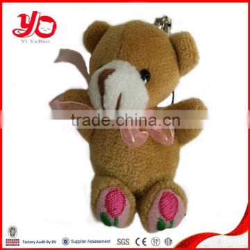 Professonal manufacturer for OEM plush teddy bear keychain