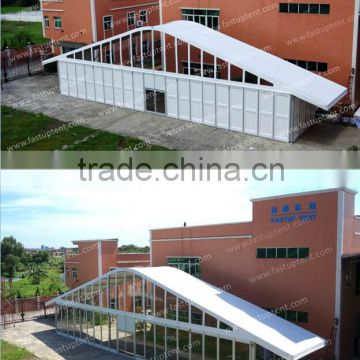 high top Arcum Tent with ABS Walls and Glass Walls