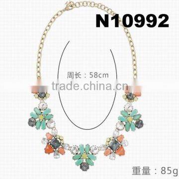 colorful stones emerald beads necklace designs