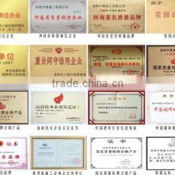 Certificate of Honors