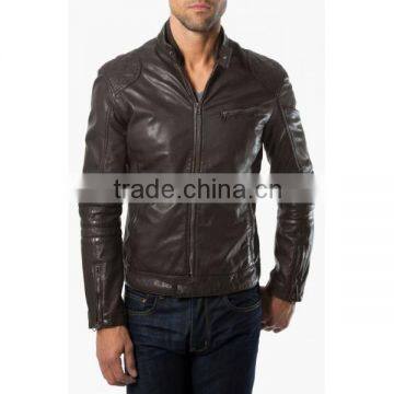New design leather fashion Men's jacket