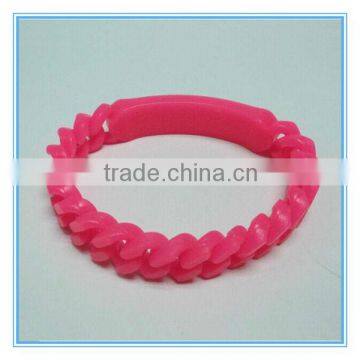 young people's fashion accessory silicone thread colored bracelet