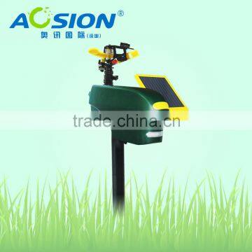 Aosion Eco-friendly Solar Panel With Rechargeble Battery Activated Sprinkler Animal Repeller photo-2