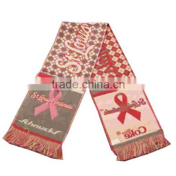 bob trading ODM factory football fans Tatting scarf cashmere scarf tatting scarf shawl