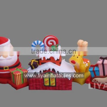 Christmas Decorative Funny Big Santa Claus in the grassland