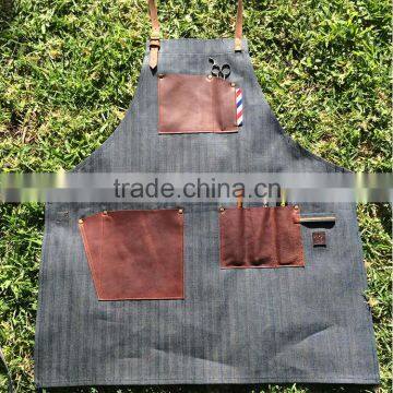 custom high quality barber apron