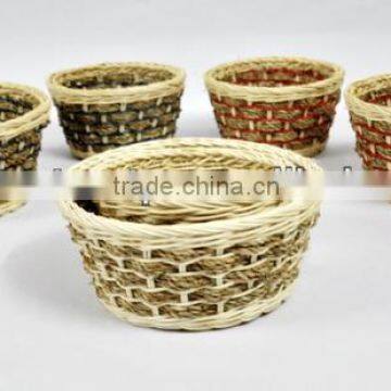 Vietnam handmade rattan fruit bowl